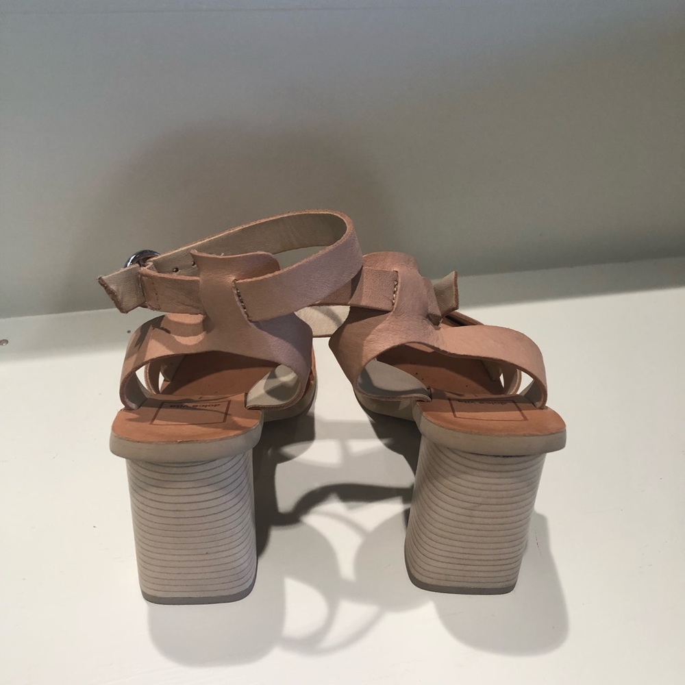 Dolce Vita Aaliyah Block Heel Nude Size 6 - Picture 6 of 8